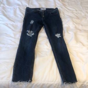 Free People distressed jeans Size 28